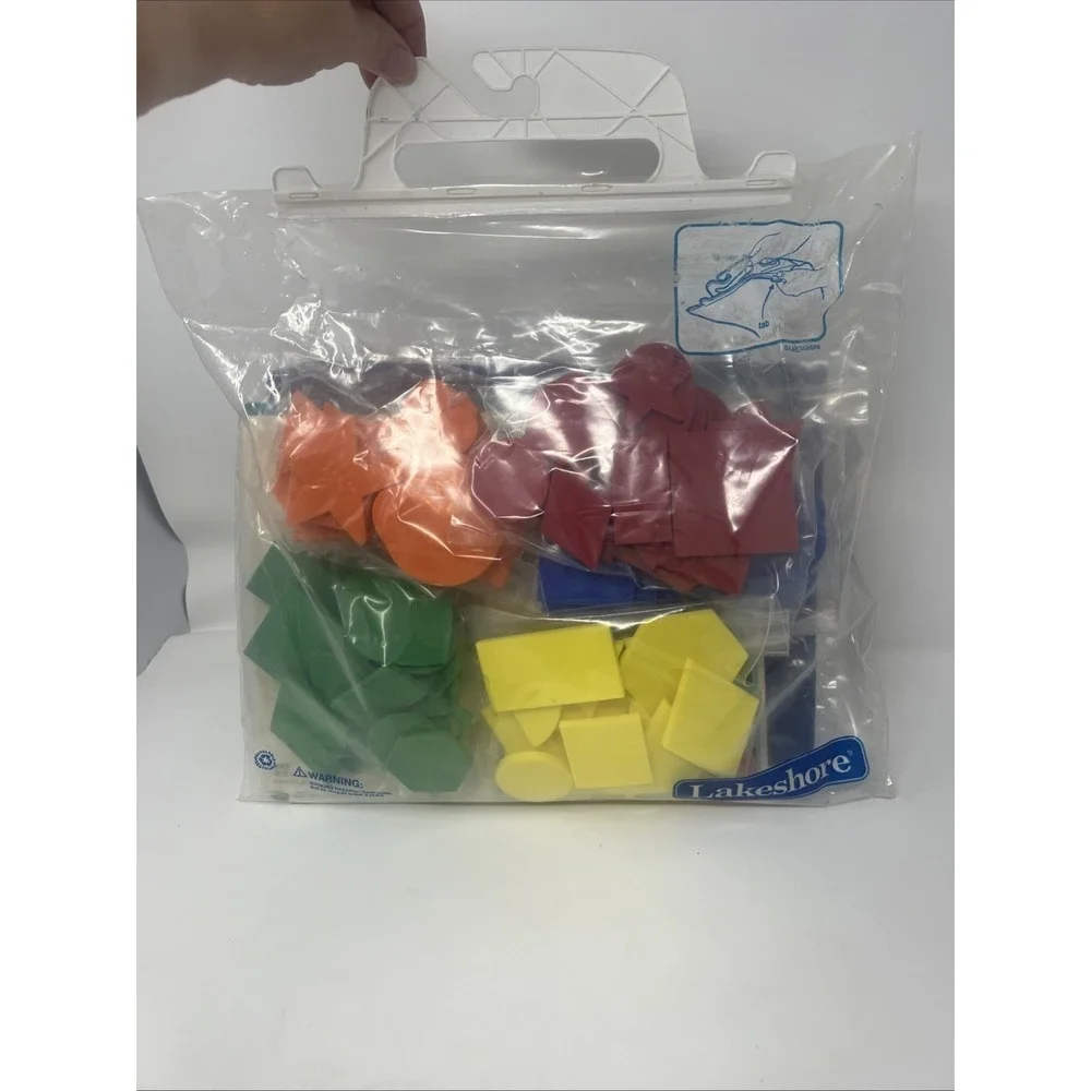 Lakeshore Learning Shapes Kit LA812 Complete NEW Sea Shapes Math Foam Set 1994